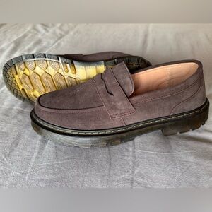 Men's Faux Brown Suede Loafers